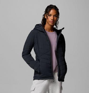 Joy Peak II isolierte Jacke mit Kapuze für Frauen, Color: Black, image 8