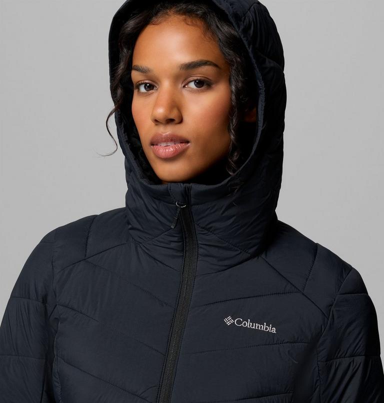 Women's Joy Peak II Hooded Insulated Jacket, Color: Black, image 7