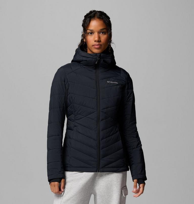 Women's Joy Peak II Hooded Insulated Jacket, Color: Black, image 1
