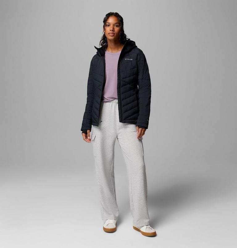 Women's Joy Peak II Hooded Insulated Jacket, Color: Black, image 2