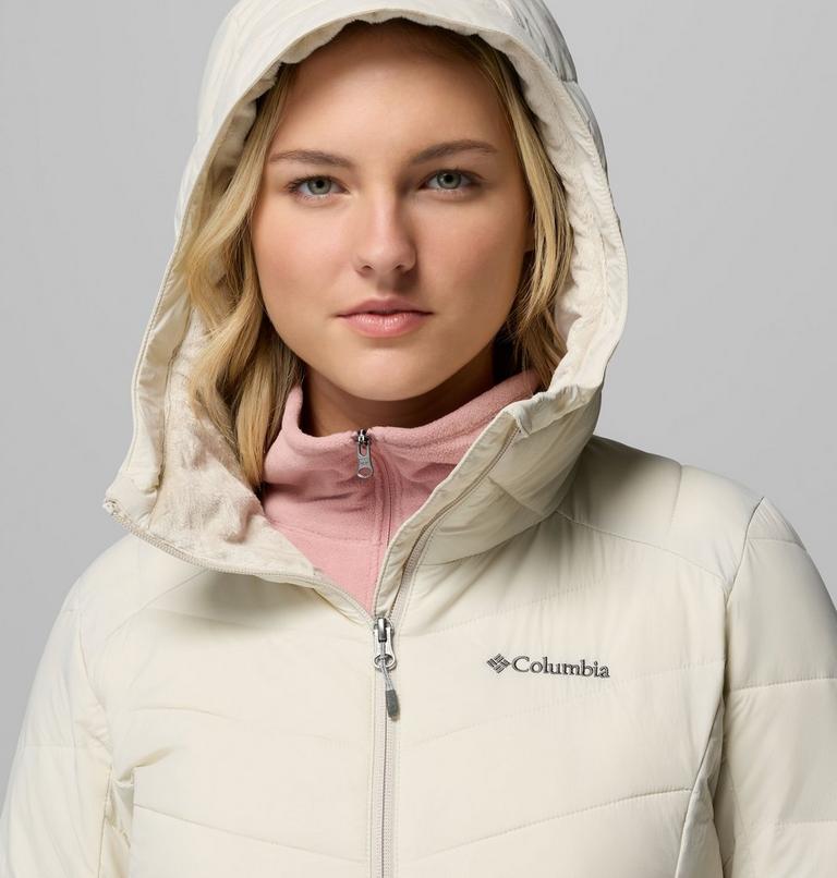Women's Joy Peak II Hooded Insulated Jacket, Color: Dark Stone, image 6