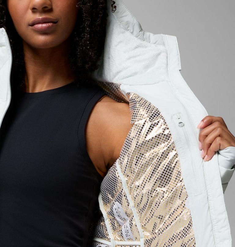 Women's Joy Peak II Hooded Insulated Jacket, Color: Tea Light, image 6