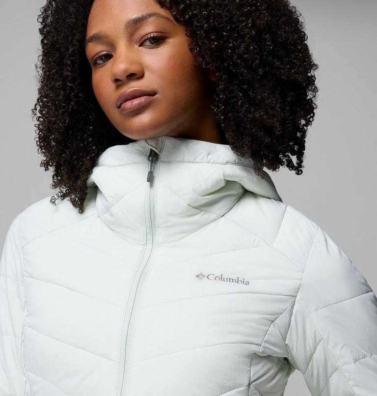 Women's Joy Peak II Hooded Insulated Jacket, Color: Tea Light, image 7