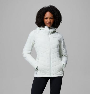 Women's Joy Peak II Hooded Insulated Jacket, Color: Tea Light, image 3