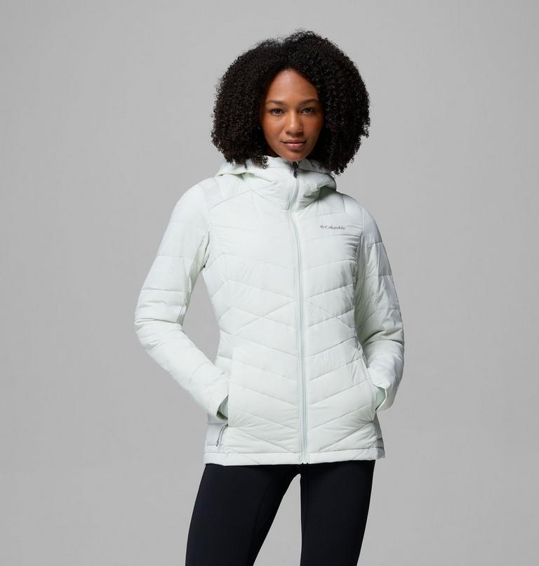 Women's Joy Peak II Hooded Insulated Jacket, Color: Tea Light, image 1