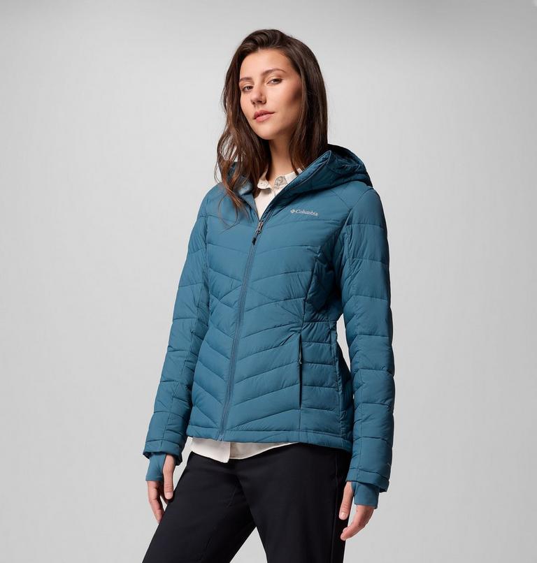 Women's Joy Peak II Hooded Insulated Jacket, Color: Everblue, image 4