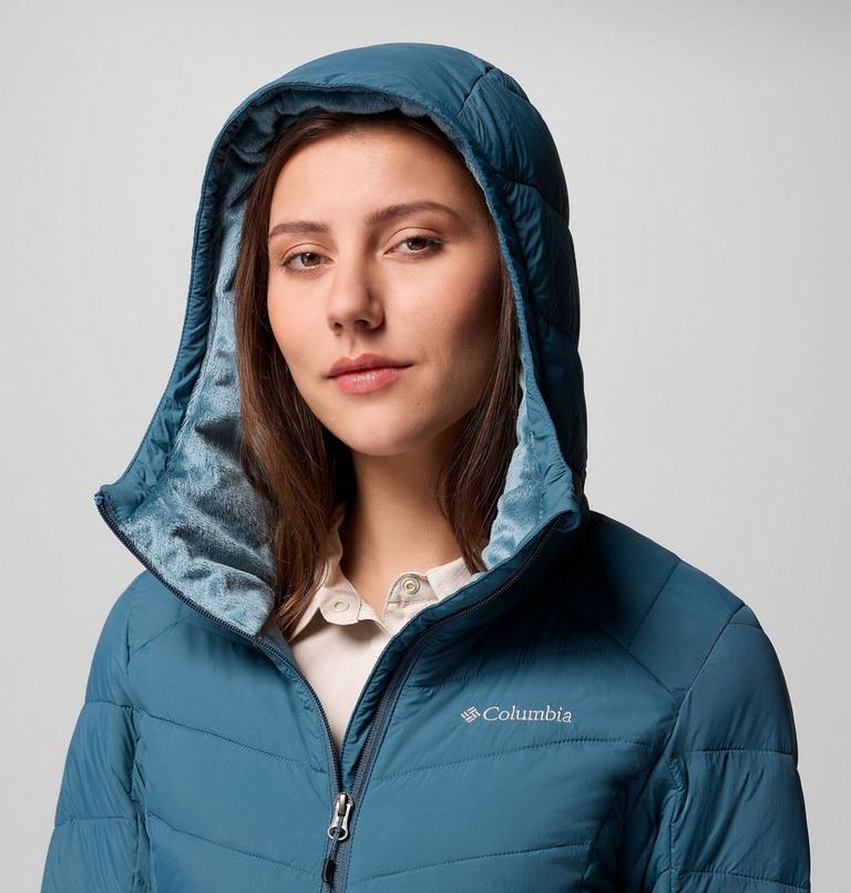 Women's Joy Peak II Hooded Insulated Jacket, Color: Everblue, image 7