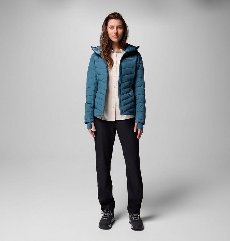 Women's Joy Peak II Hooded Insulated Jacket, Color: Everblue, image 9