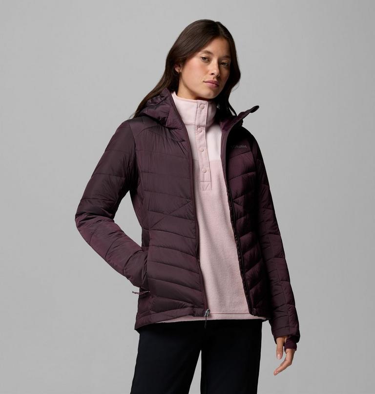 Women's Joy Peak II Hooded Insulated Jacket, Color: Moonvista Shine, image 5