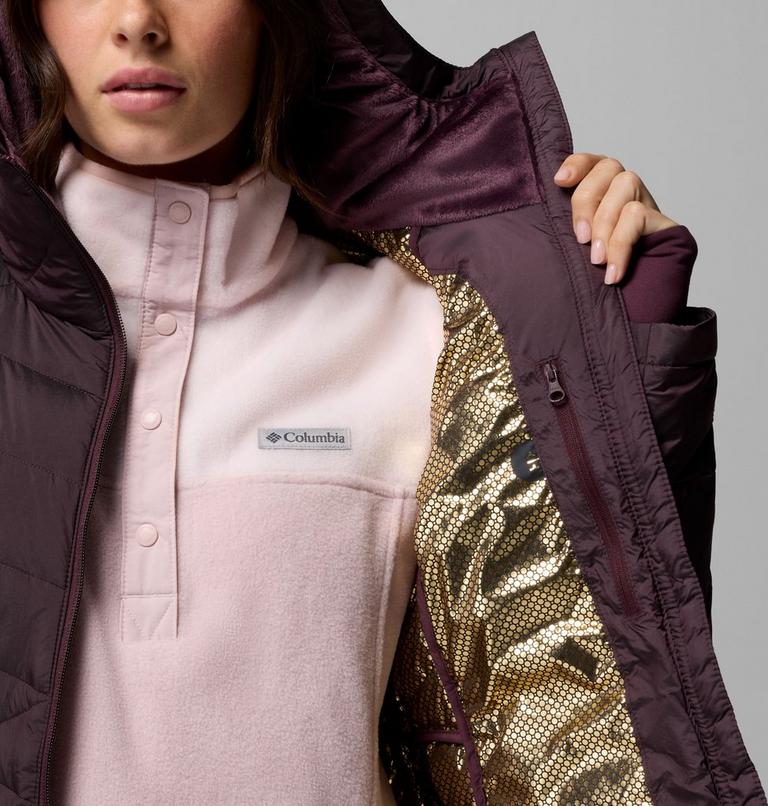 Women's Joy Peak II Hooded Insulated Jacket, Color: Moonvista Shine, image 6