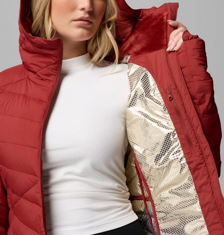 Veste Isol&eacute;e &agrave; Capuche Joy Peak II Femme, Color: Red Oxide, image 6