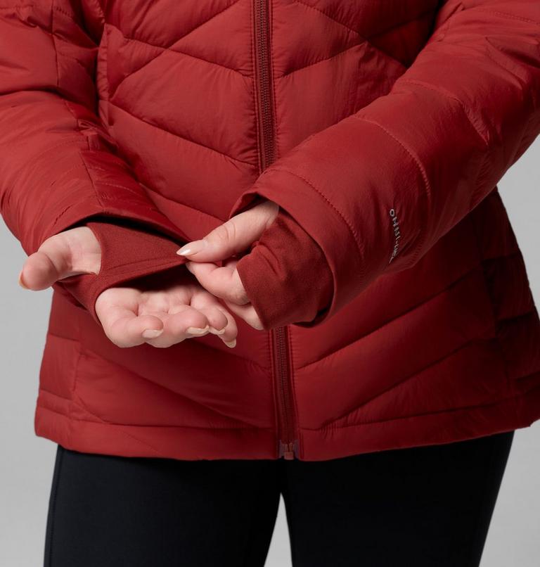 Veste Isol&eacute;e &agrave; Capuche Joy Peak II Femme, Color: Red Oxide, image 9