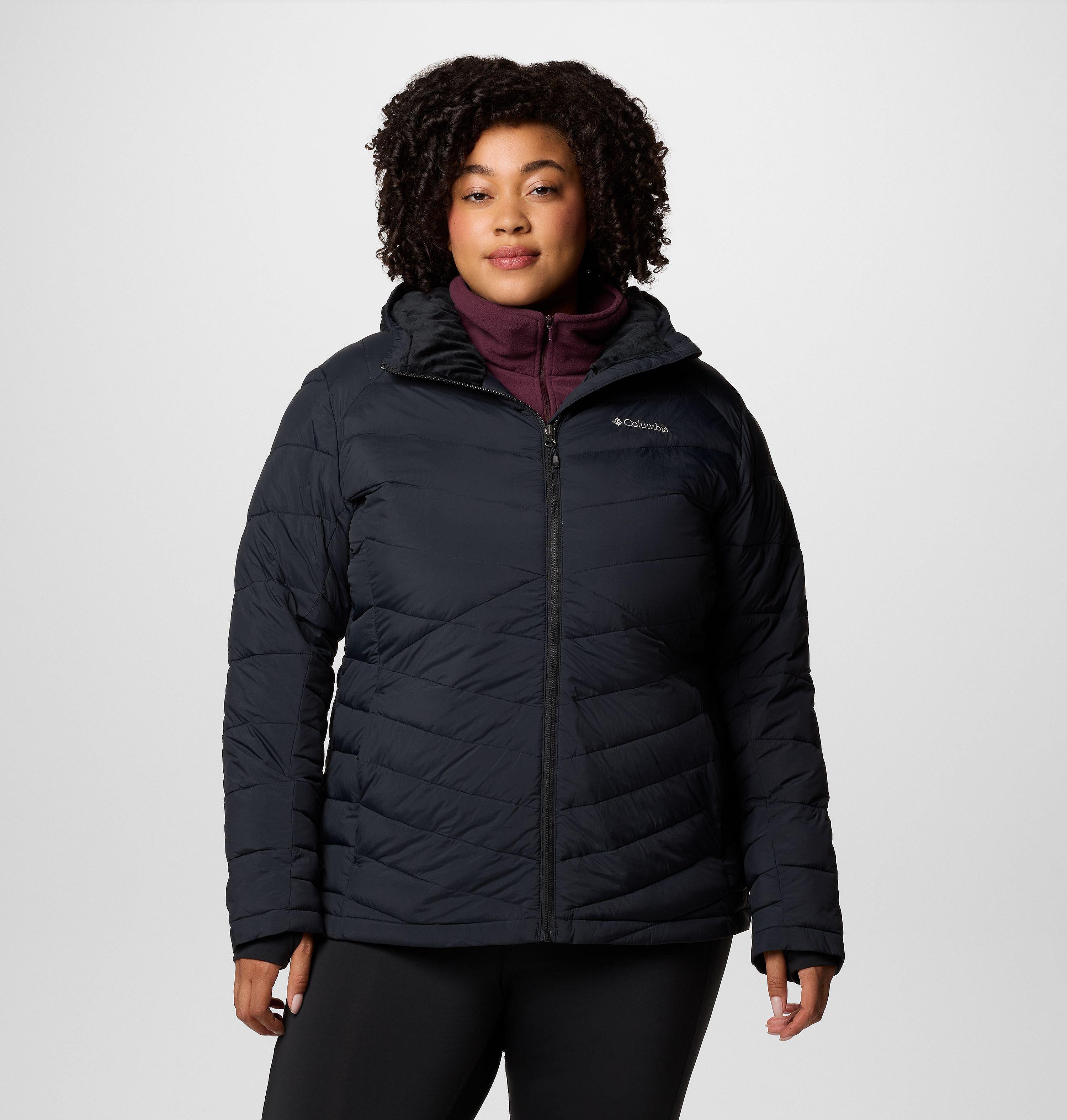 Columbia Women's Joy Peak  II Hooded Jacket - Plus Size-