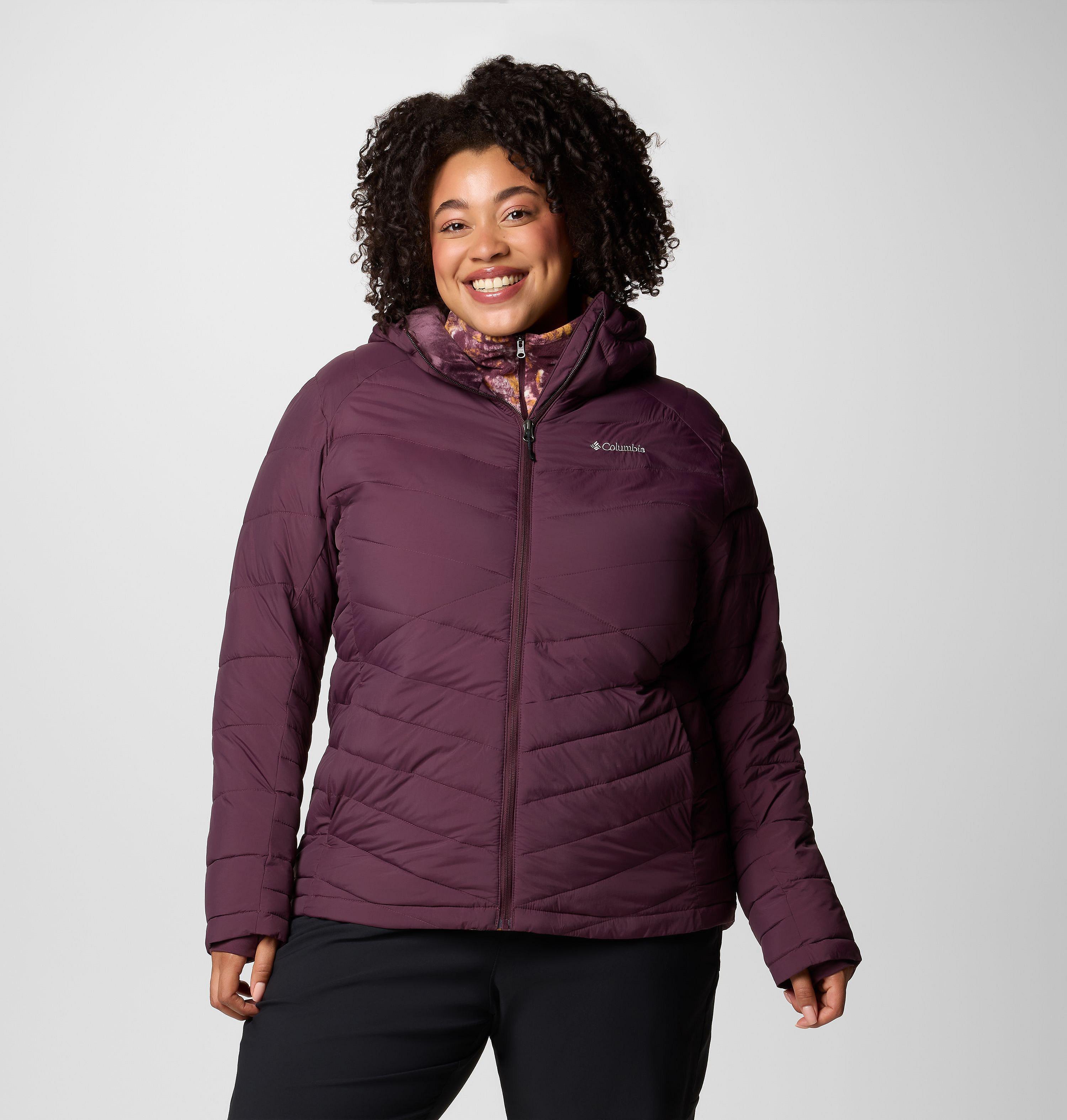 Columbia Women's Joy Peak  II Hooded Jacket - Plus Size-