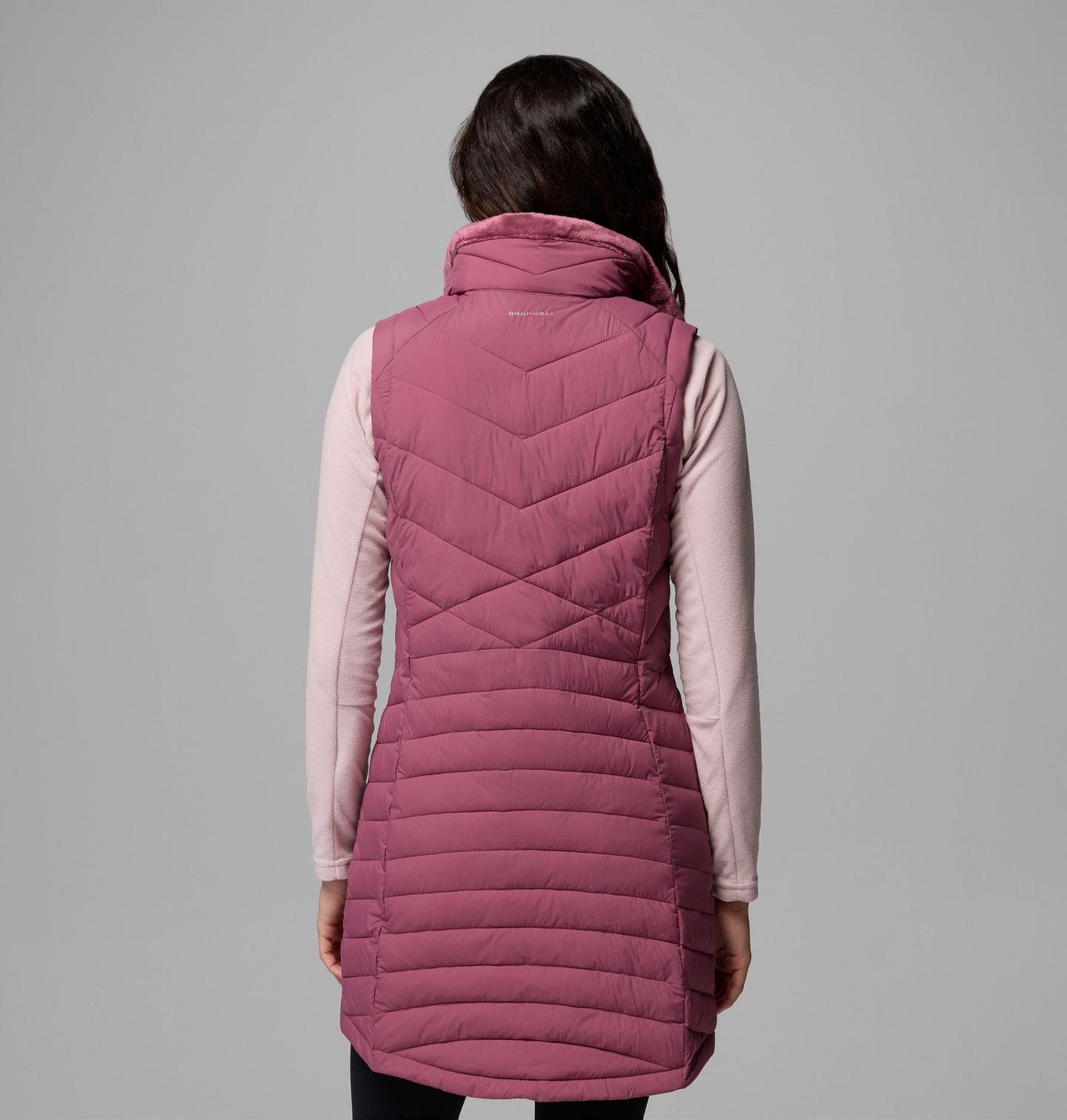 Женский жилет Columbia Joy Peak II Long Vest, цвет: Состаренный розовато-лиловый — фото 3