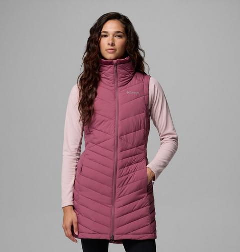Женский жилет Columbia Joy Peak II Long Vest, цвет: Состаренный розовато-лиловый