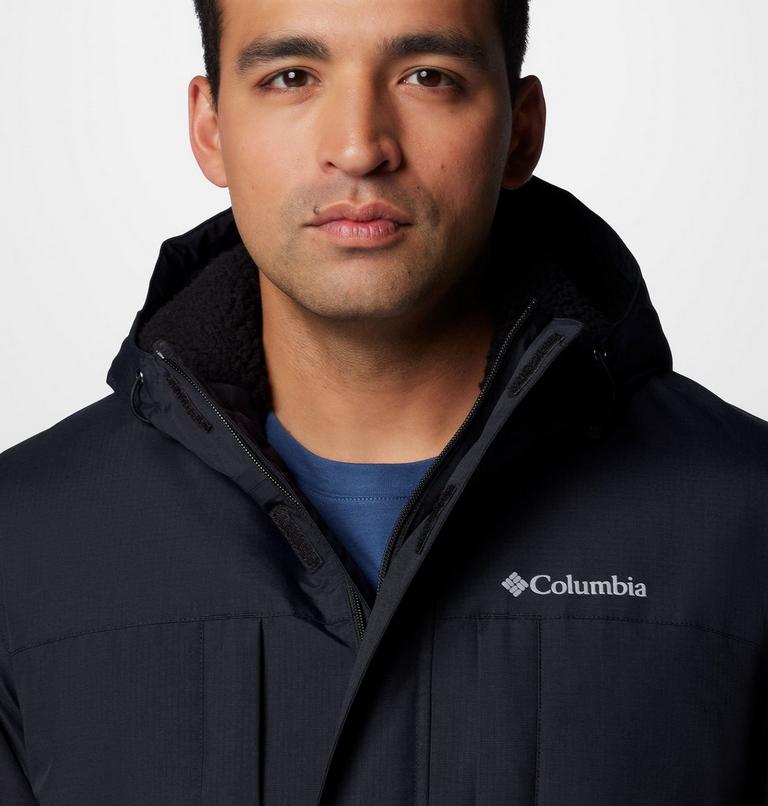 Giacca con cappuccio impermeabile e foderata in Sherpa Landroamer da uomo, Color: Black, image 5