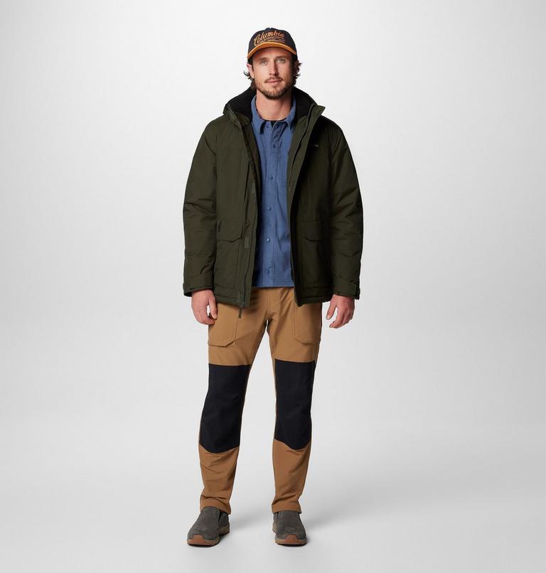 Men's Landroamer Sherpa Lined Jacket, Color: Greenscape, image 3