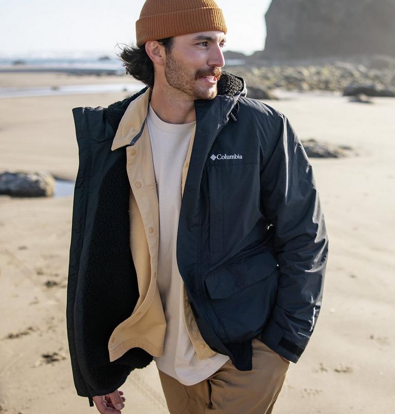 Men's Landroamer Sherpa Lined Jacket, Color: Greenscape, image 10
