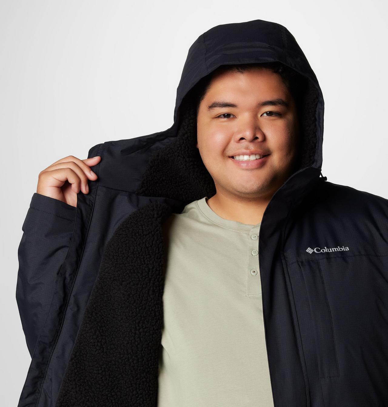 Manteau doublé en sherpa Landroamer™ pour hommes – Tailles fortes 6