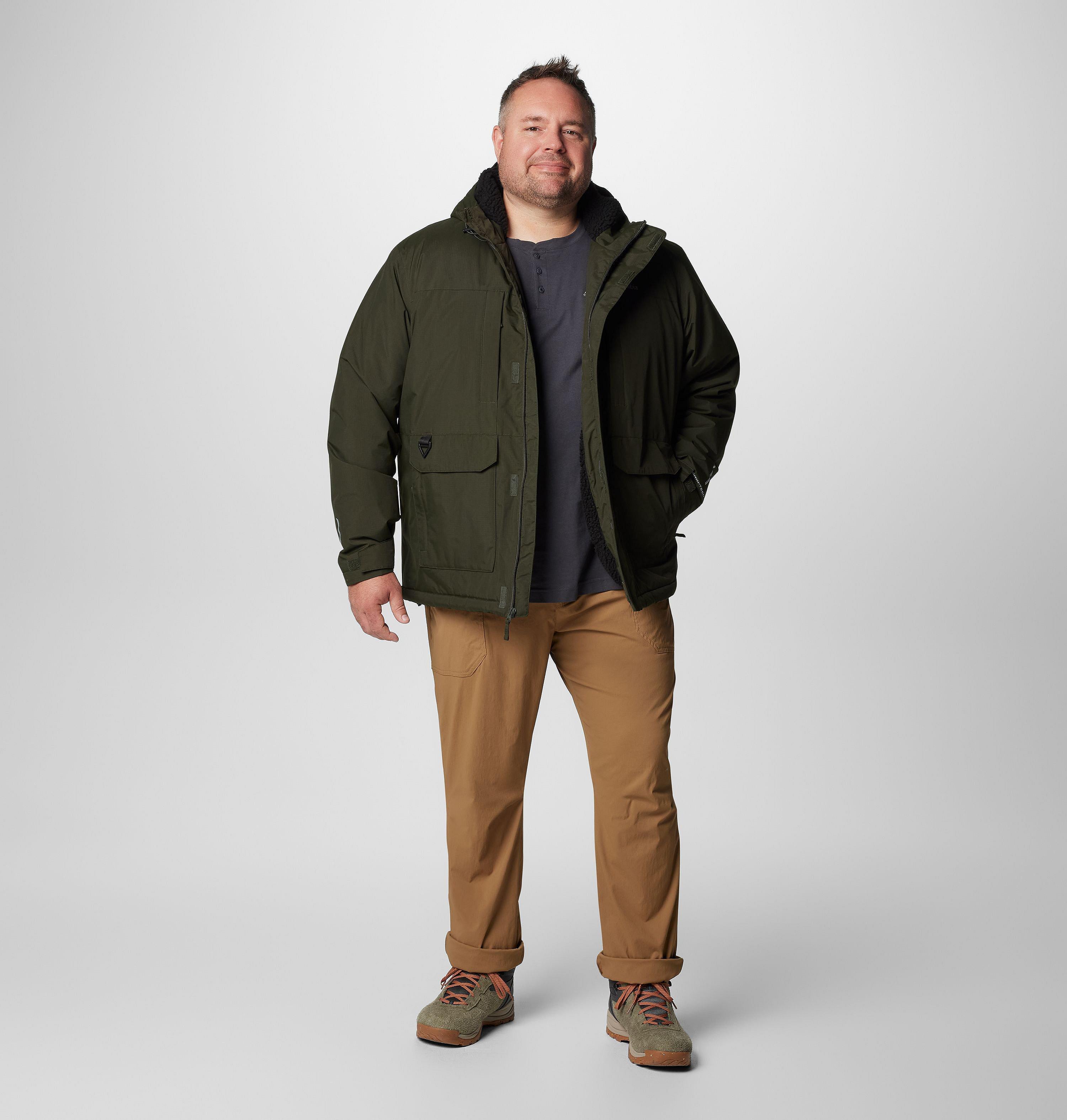 Manteau doublé en sherpa Landroamer pour homme – Tailles fortes 3