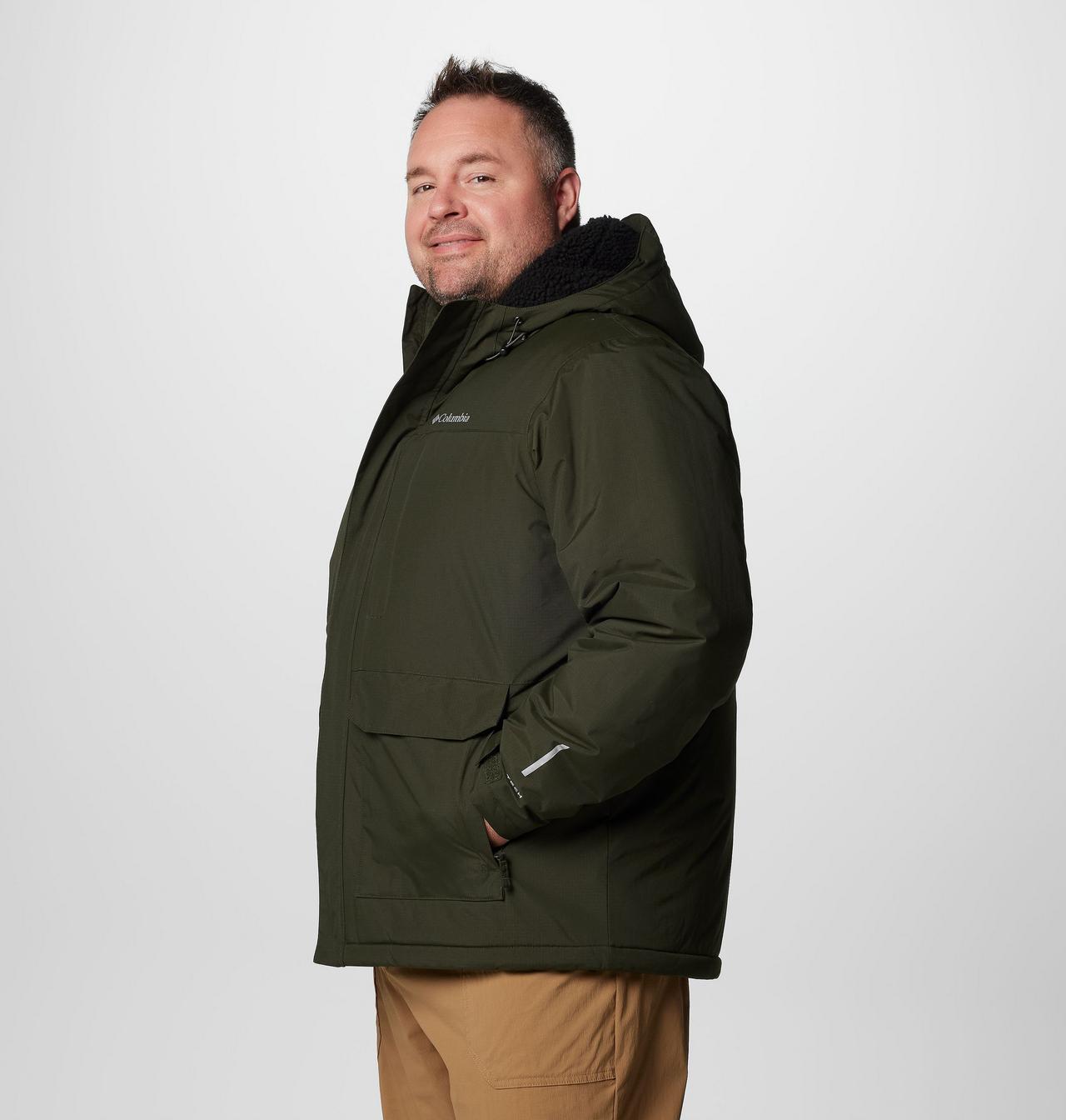 Manteau doublé en sherpa Landroamer™ pour hommes – Tailles fortes 4