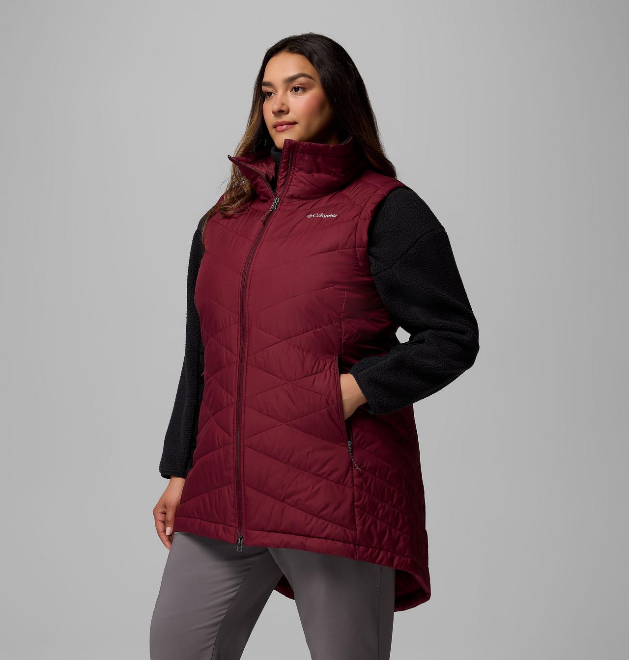 Women's Heavenly™ II Long Vest - Plus Size | 624 | 1X 4