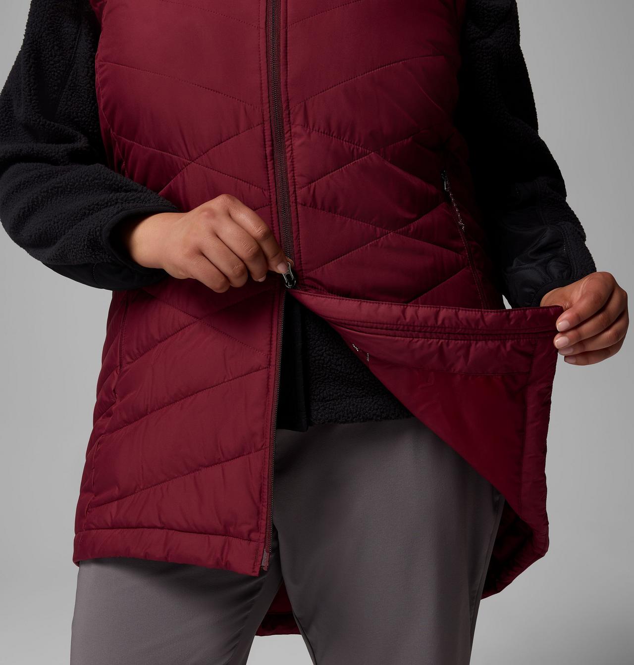 Women's Heavenly™ II Long Vest - Plus Size | 624 | 1X 9