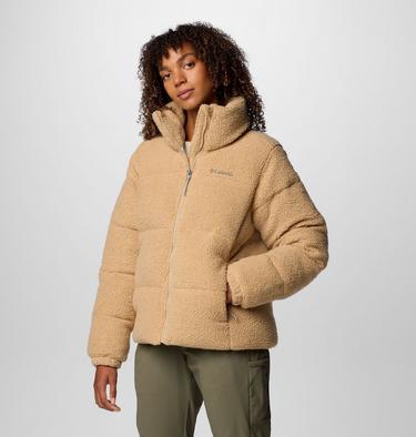 Doudoune Sherpa Puffect Femme, Color: Canoe, image 4