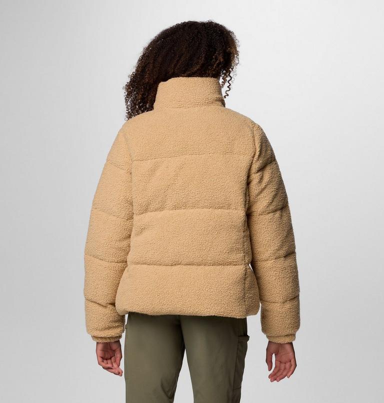 Women's Puffect Sherpa Puffer Jacket, Color: Canoe, image 2