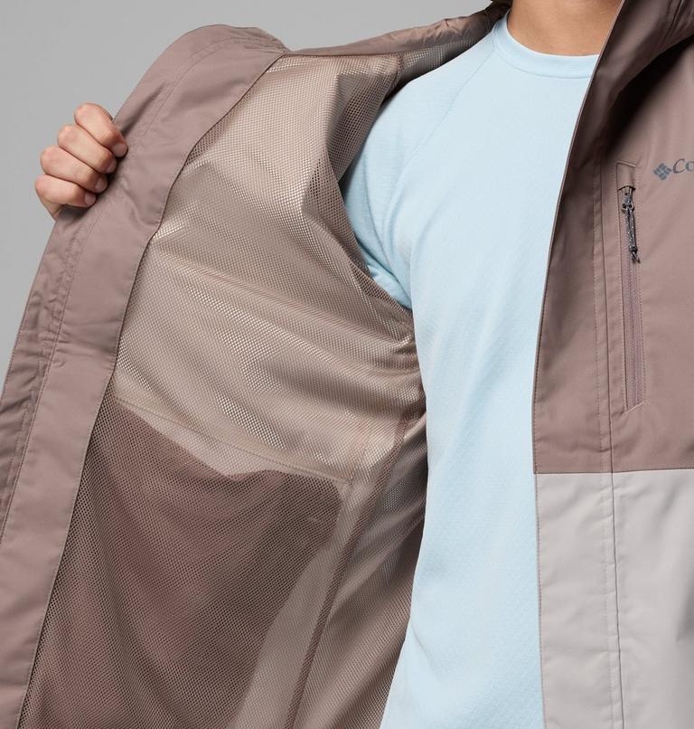 Men's Hikebound II Waterproof Jacket, Color: Iron, Flint Grey, image 6