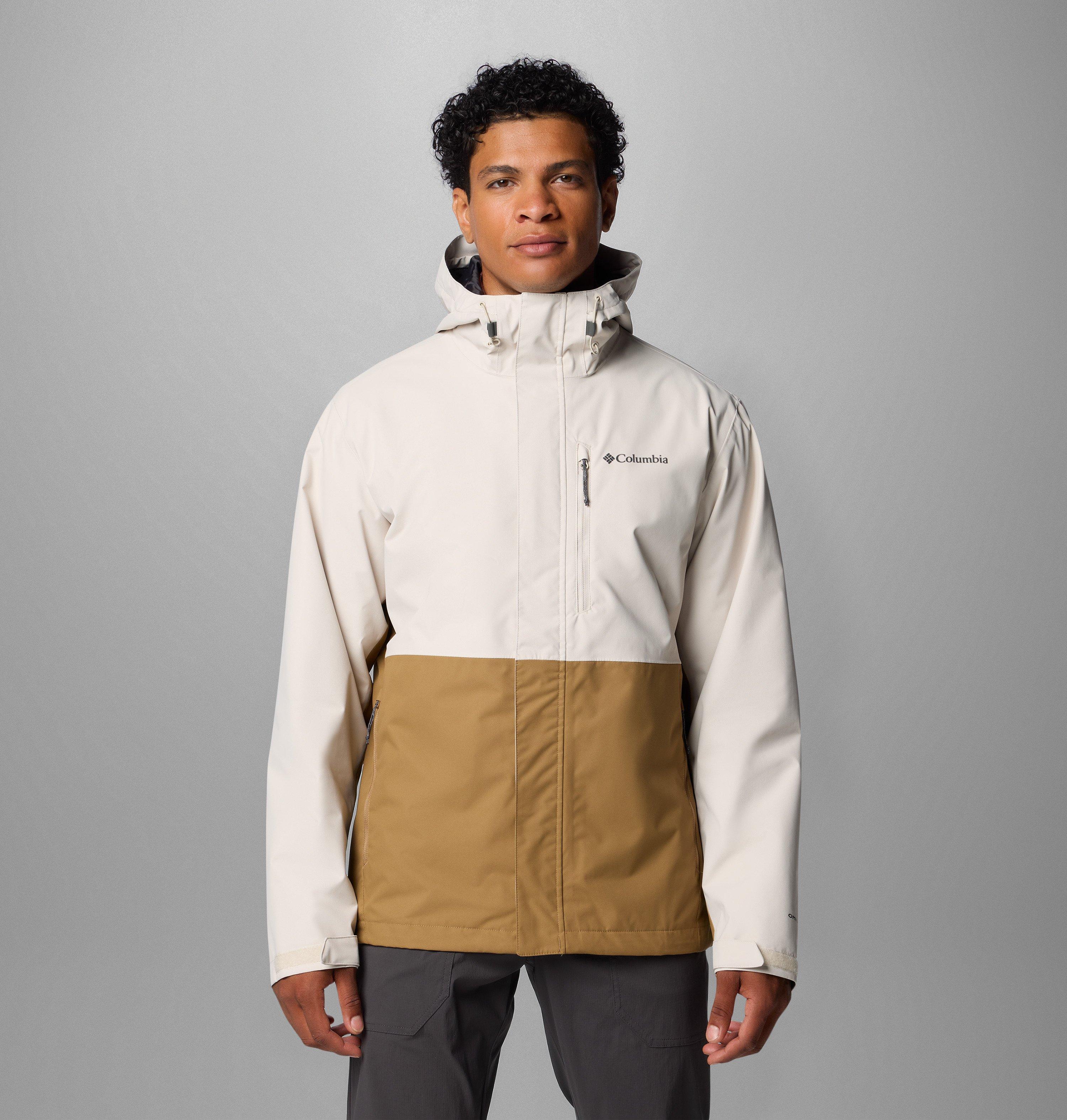 Columbia Sportswear Men's Brown Columbia - Hikebound™ Ii Waterproof Jacket - Dark Stone, Delta Xxl