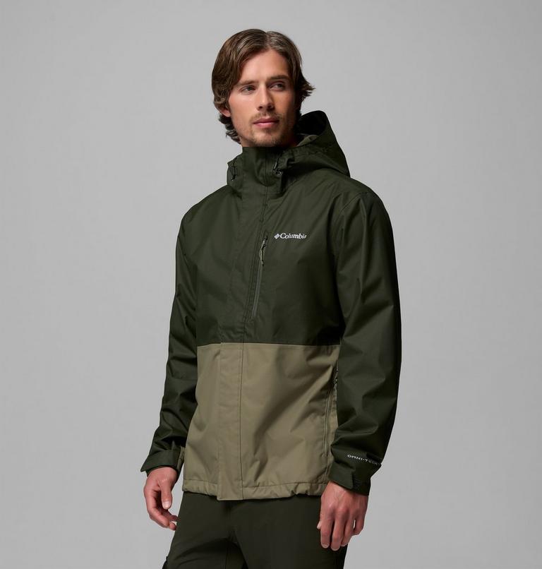 Men's Hikebound II Waterproof Jacket, Color: Greenscape, Stone Green, image 4