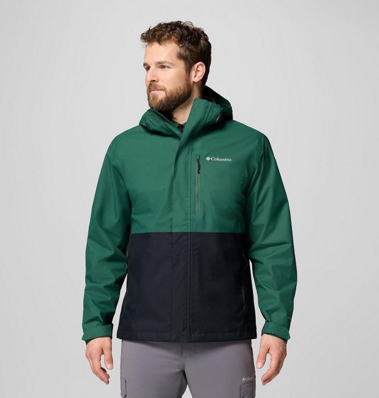 Men's Hikebound II Waterproof Jacket, Color: Rain Forest, Black, image 1
