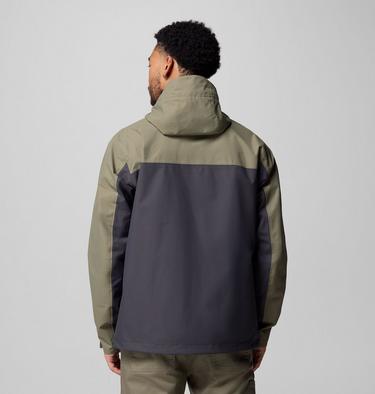 Men's Hikebound II Jacket, Color: Stone Green, Shark, image 15