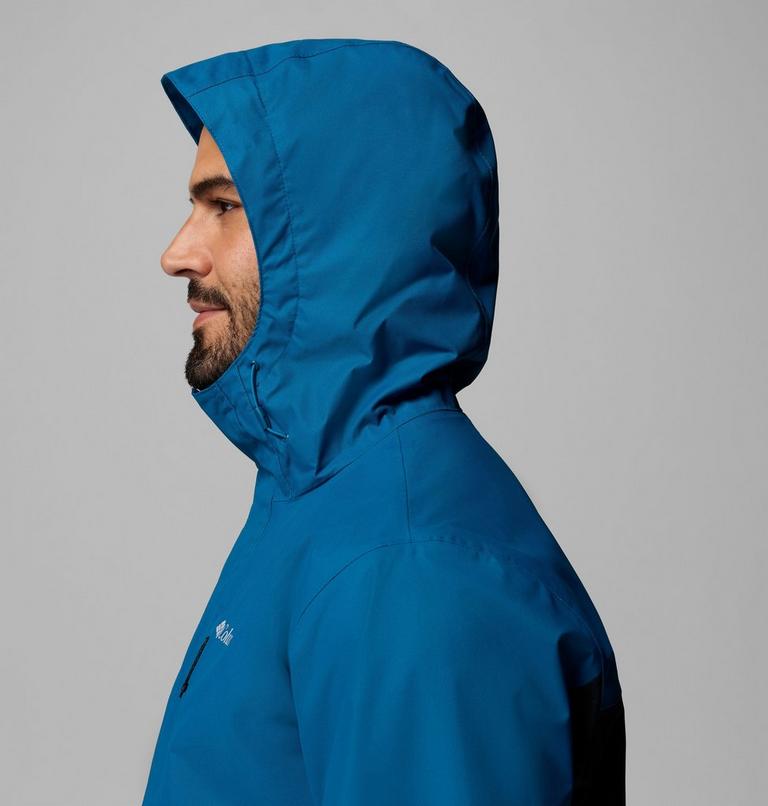 Men's Hikebound II Waterproof Jacket, Color: Phoenix Blue, Black, image 8