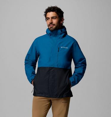 Men's Hikebound II Waterproof Jacket, Color: Phoenix Blue, Black, image 1