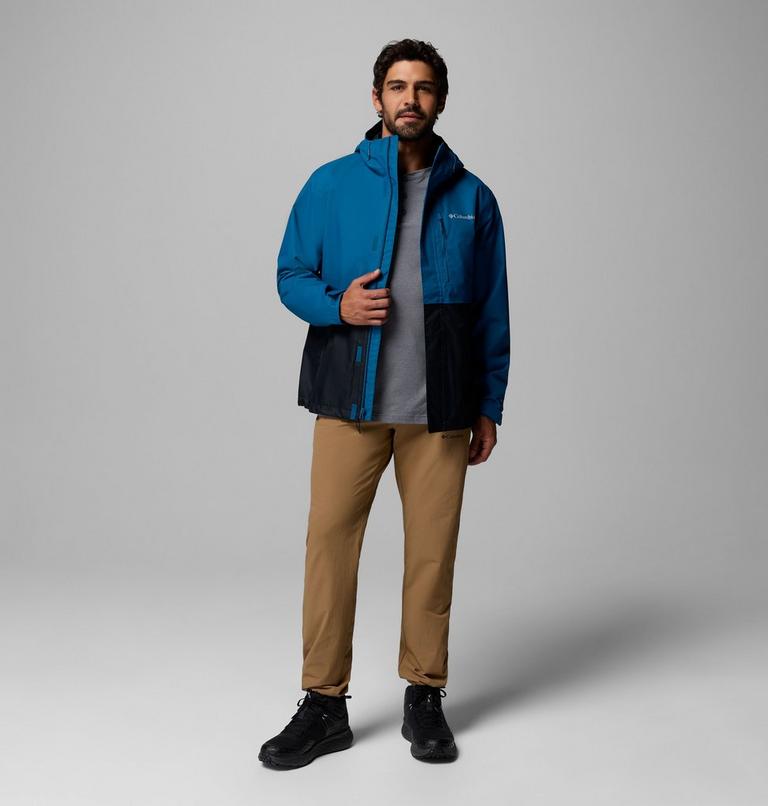 Men's Hikebound II Waterproof Jacket, Color: Phoenix Blue, Black, image 2