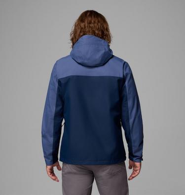 Men's Hikebound II Waterproof Jacket, Color: Dark Mountain, Collegiate Navy, image 15