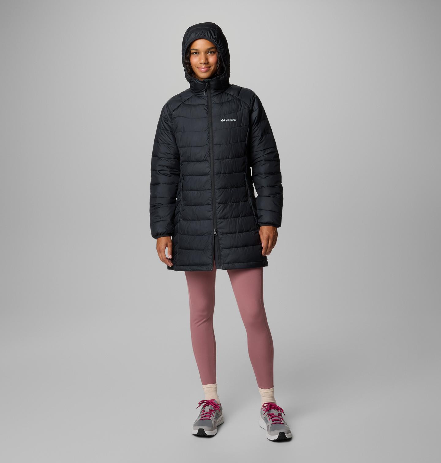 Женская куртка Columbia Powder Lite II Mid, цвет: Чёрный — фото 2
