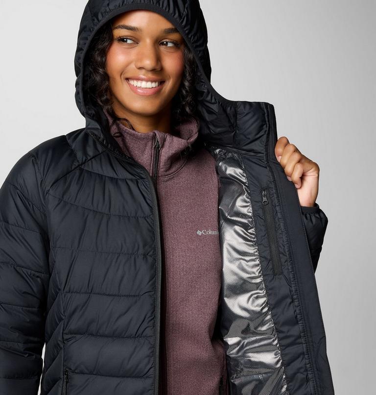 Women's Powder Lite II Mid Jacket, Color: Black, image 7