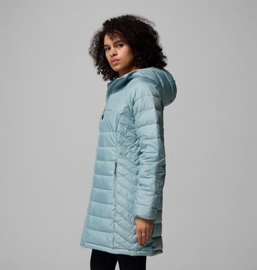 Veste Isolée Powder Lite II Mid Femme, Color: Crushed Blue, image 4