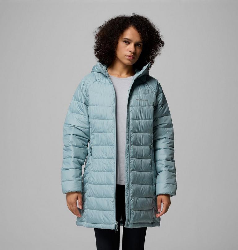 Women's Powder Lite II Mid Jacket, Color: Crushed Blue, image 5