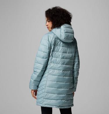 Veste Isolée Powder Lite II Mid Femme, Color: Crushed Blue, image 3