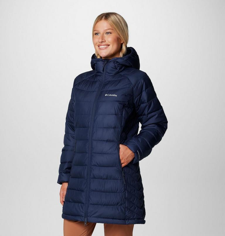 Women's Powder Lite II Mid Jacket, Color: Collegiate Navy, image 4