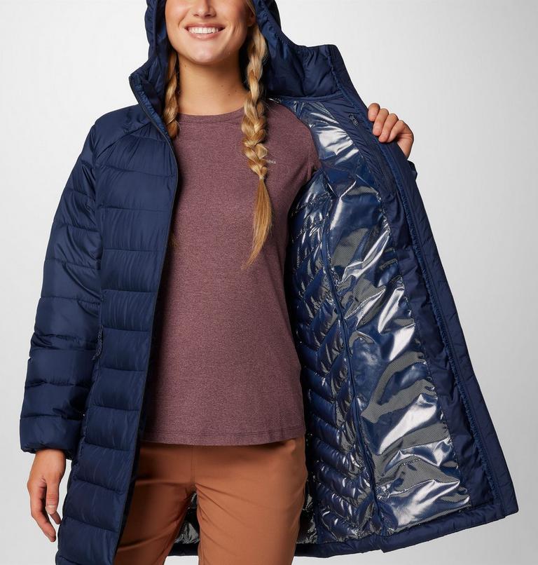 Women's Powder Lite II Mid Jacket, Color: Collegiate Navy, image 6
