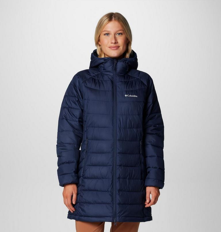 Women's Powder Lite II Mid Jacket, Color: Collegiate Navy, image 1