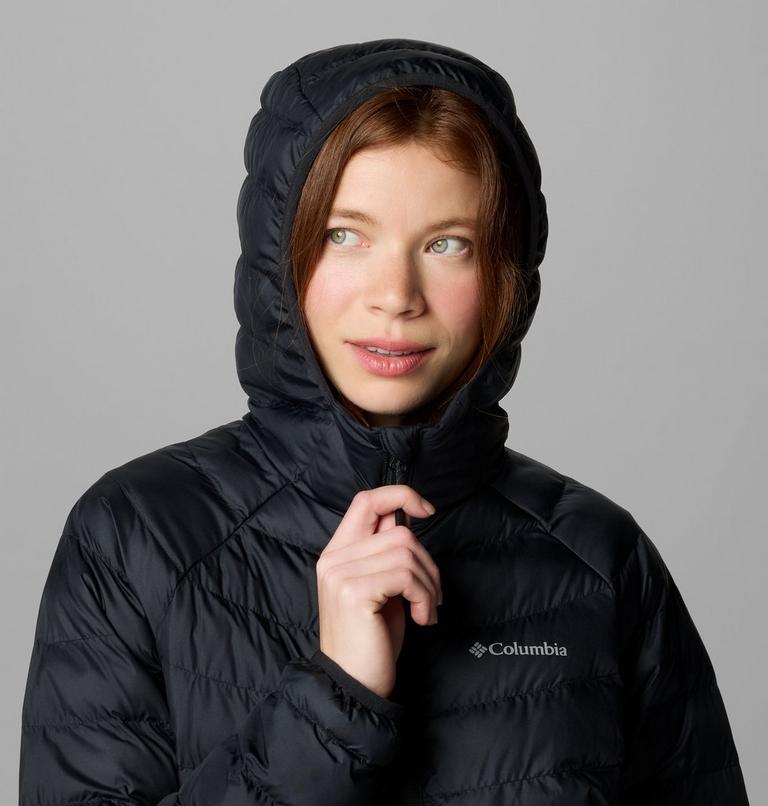 Chaqueta aislante con capucha Powder Lite II para mujer, Color: Black, image 5
