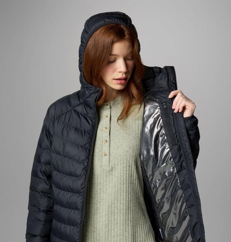 Chaqueta aislante con capucha Powder Lite II para mujer, Color: Black, image 6