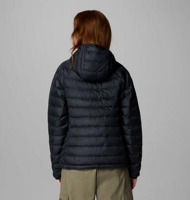 Women’s Powder Lite II Hooded Insulated Jacket, Color: Black, image 6